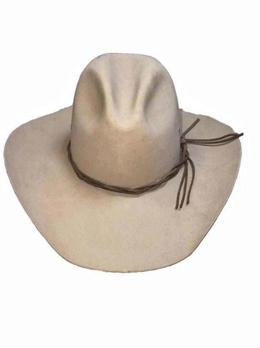 Vintage Stetson 4X Beaver Cowboy Hat 7 3/8 59 Silverbelly Western Made USA